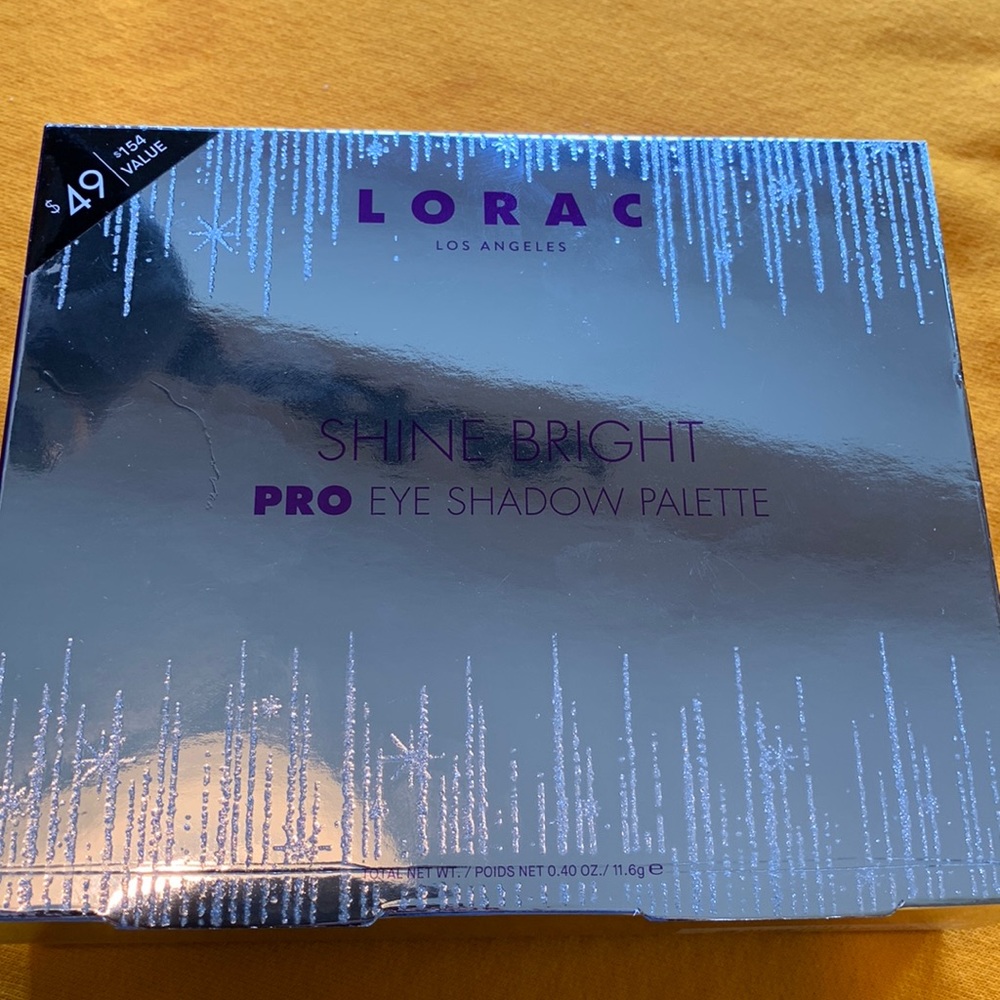 LORAC SHINE BRIGHT PRO EYE SHADOW PALETTE, $154 value, NIB - Picture 2 of 10
